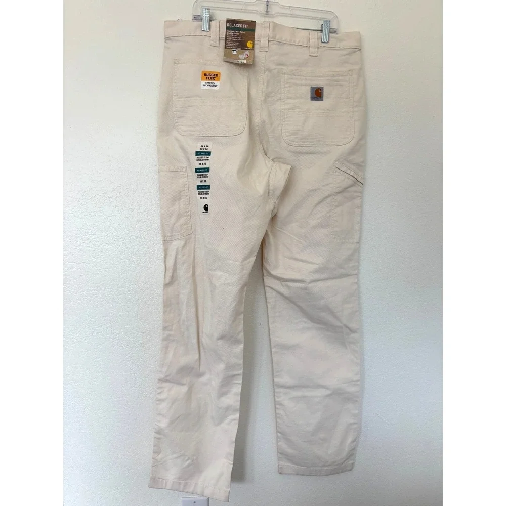 Carhartt Jeans 38x36 Relaxed Fit Rugged Flex Rigby Double Front Utility Work